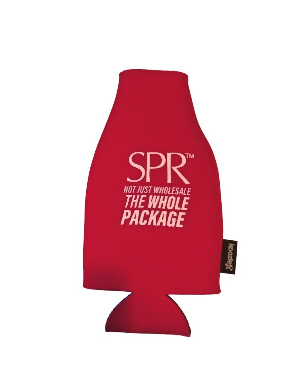 Koozie Bottle Cooler Red Zipper Party Summer Boat Drinks Red SPR